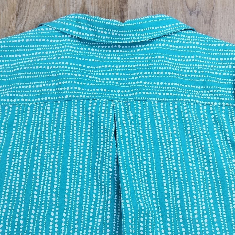 Notations Turquoise Adjustable Roll Tab Long Slee… - image 4